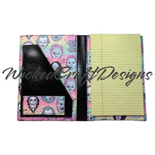 Load image into Gallery viewer, Pastel Horror Characters Moondance Notebook Holder
