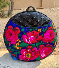 Load image into Gallery viewer, Blue Floral Magdalena Circle Backpack
