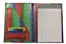 Load image into Gallery viewer, Moondance Notepad Holder - Rainbow Glitter

