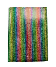 Load image into Gallery viewer, Moondance Notepad Holder - Rainbow Glitter Stripes
